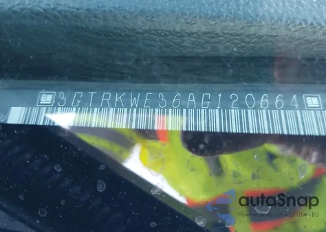 2010 GMC Sierra 1500 Slt из США, поврежденный, VIN 3GTRKWE36AG120664